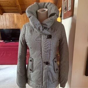 Soia & kyo | winter jacket 100% cotton and down and feather inside | size M